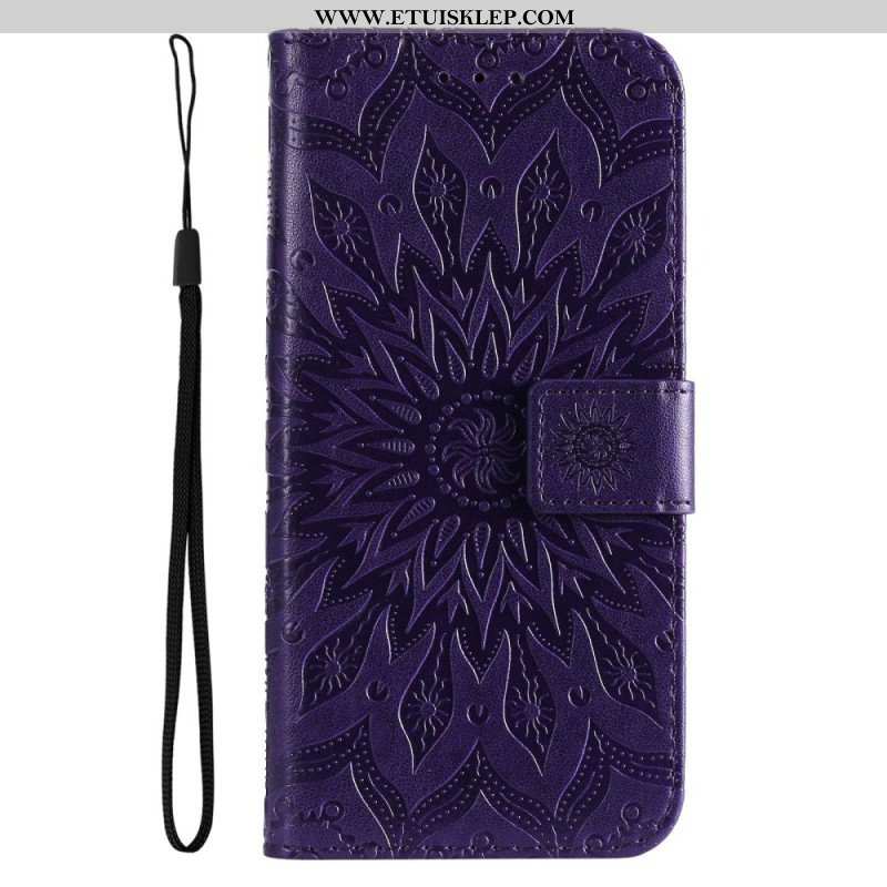 Etui Folio do Samsung Galaxy A14 / A14 5G Mandala Sun Ze Smyczą